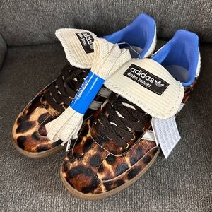 adidas x Wales Bonner Pony Leopard Samba Sneakers - NEW IN BOX - EU 40